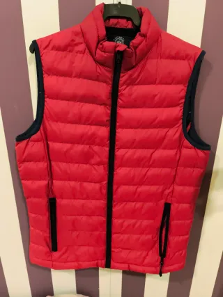 Chaleco acolchado marrón talla XL