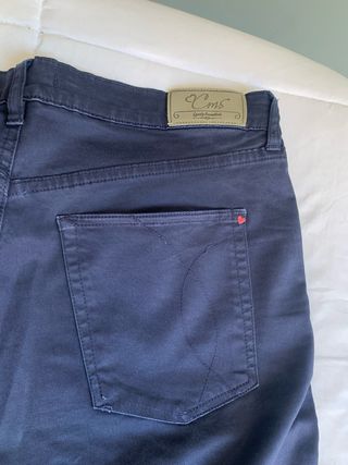 Pantalón CmS lovely Esentials Talla 44 Azul