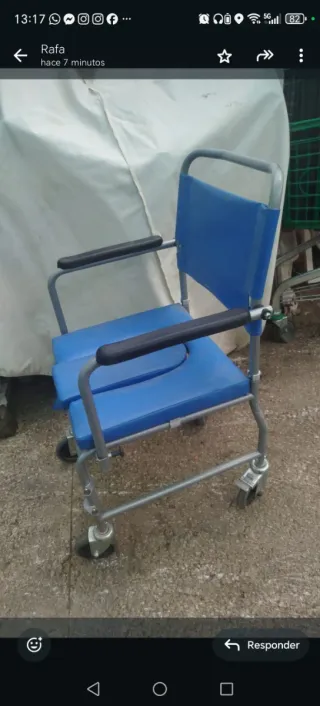 Silla ducha para minusválidos