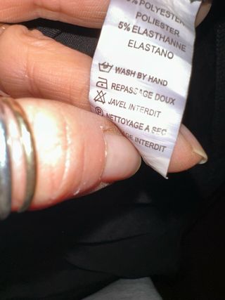 Abito lungo nero monospalla