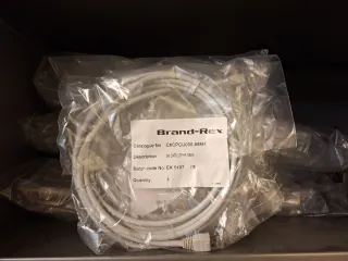 46 unidades, Cable Red Cat6 Brand-Rex Nuevo