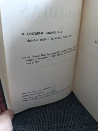 Eurípides Tragedias III Biblioteca Clásica Gredos