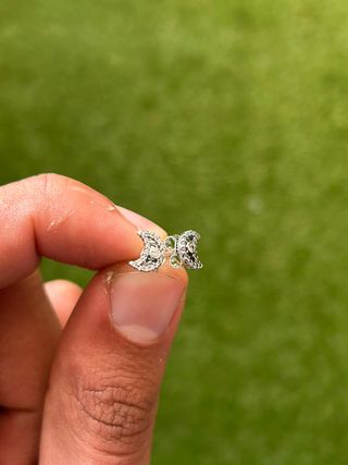 Pendientes Pandora Media Luna Circonitas Plata