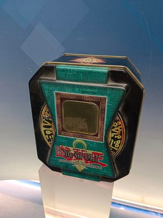 Cartas, caja de cartas metálica, coleccionable, YU-GI-OH! konami, lata coleccionable
