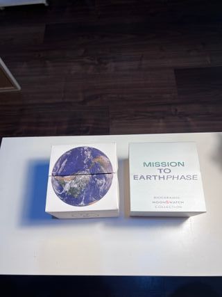 Omega x Swatch Earth phase