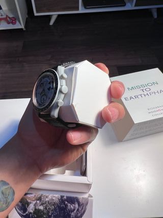 Omega x Swatch Earth phase