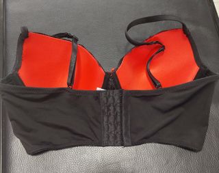 Sujetador corpiño T/ 100B rojo y negro