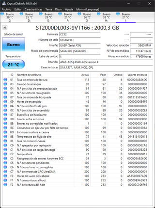 Discos duros HDD 2TB Seagate Barracuda Green