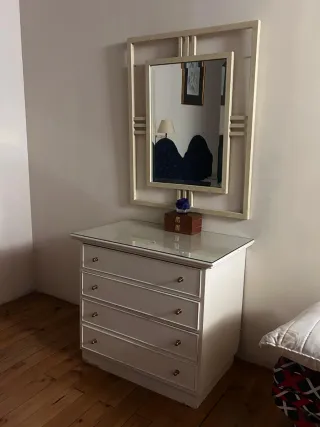 Conjunto muebles dormitorio francés provenzal