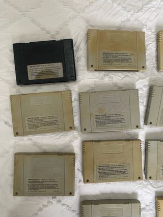 Lote 19 juegos Super Nintendo SNES
