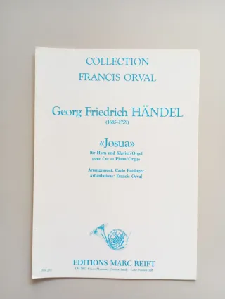 Partitura Josua Händel para trompa