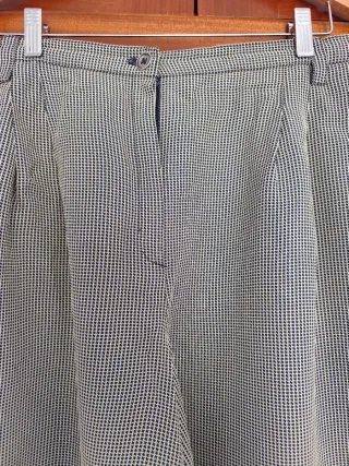 Falda pantalón cuadros 40cm de cintura