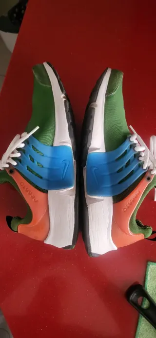 Nike Air Presto Talla 43 Verde Naranja