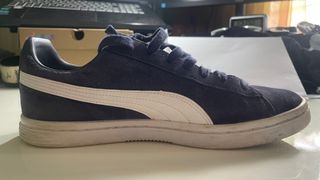 Puma Court Star Azul Marino y Blanco
