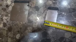 Lote de 4 espátulas metálicas