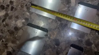 Lote de 4 espátulas metálicas