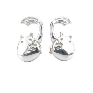Pendientes Totoro plata 925