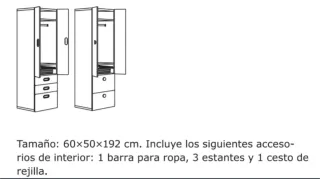 Armario Stuva Ikea blanco