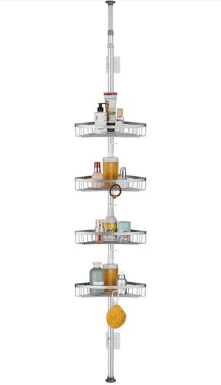 Estantería Ducha Telescópica 4 Baldas
