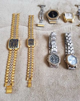Lote 9 relojes variados