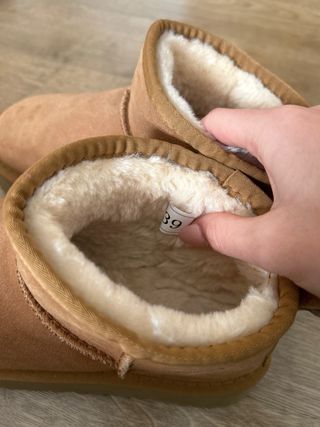 Botas de pelo talla 39