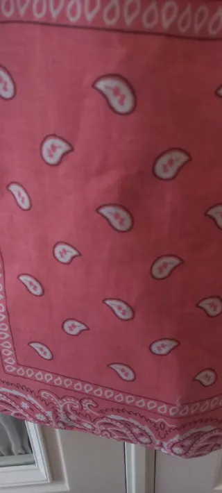Bolso de tela con estampado bandana
