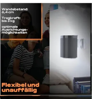 2 SOPORTES DE PARED PARA SONOS ONE y SONOS PLAY 1