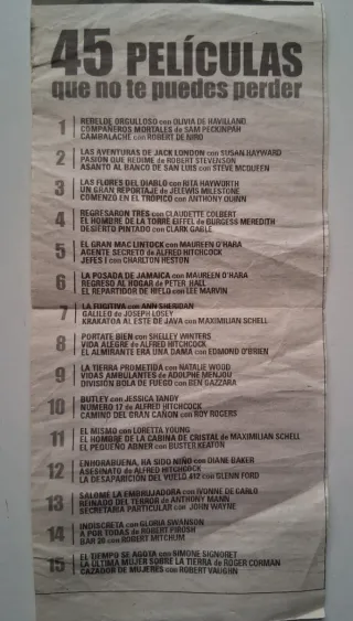 Lote 15 DVDs Películas Clásicas (Español)