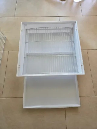 Jaula para periquitos blanca y loros pequeños