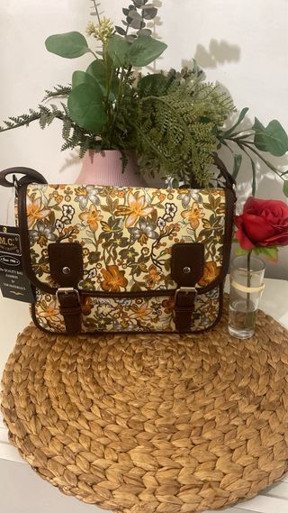 2 Bolsos Piel Mujer Negro y Marrón