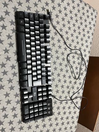 Teclado Gaming Rii RGB Negro