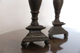 Pareja Candelabros Vintage Latón/Bronce 45cm