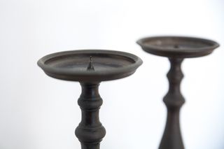 Pareja Candelabros Vintage Latón/Bronce 45cm