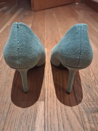 Zapatos tacón vaqueros talla 37