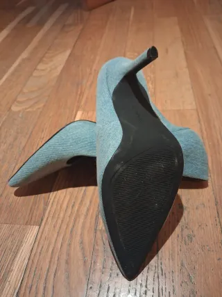 Zapatos tacón vaqueros talla 37