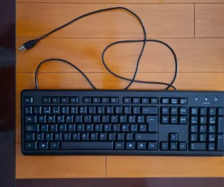 Teclado VIVANCO Negro USB