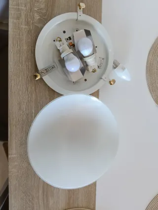 2 lámparas de techo