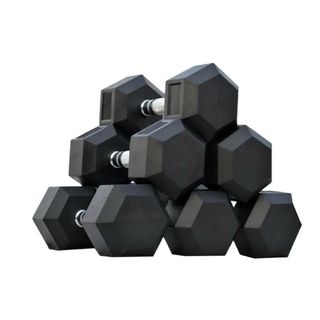 Juego Mancuernas Hexagonales 2.5kg a 20kg NUEVO