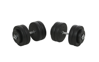 Juego Mancuernas Ajustables con Barra