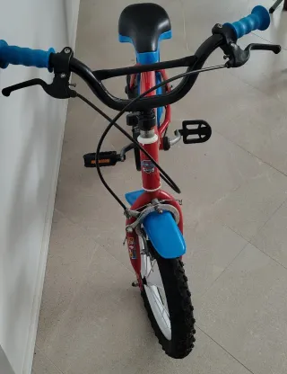 Bicicleta Paw Patrol 14 Roja y Azul