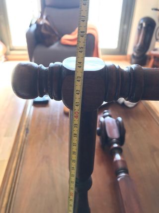 Andador antiguo madera para bebé