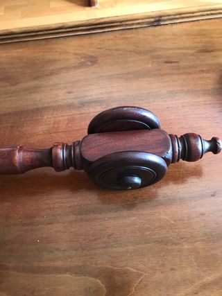 Andador antiguo madera para bebé