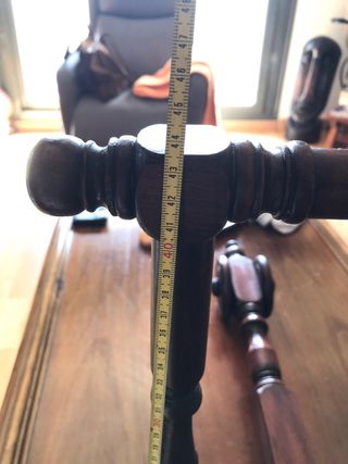 Andador antiguo madera para bebé