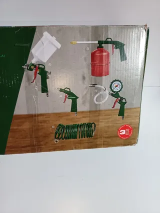 Set de aire comprimido Parkside nuevo