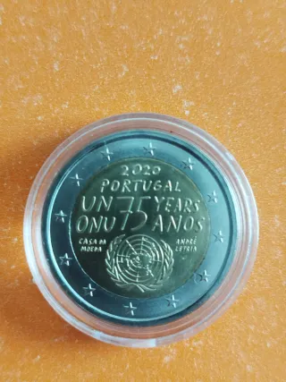 Moneda Conmemorativa Portugal 2020 sin circular