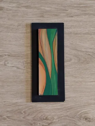 Cuadros decorativos sobre madera (2 piezas)