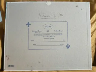 Quadro pittura su tela paesaggio invernale