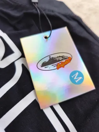 Camiseta Corteiz Negra Estampado