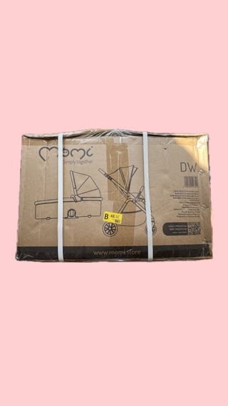 Carrito de bebé gris MoMi