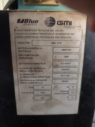 Generador Eléctrico 380V